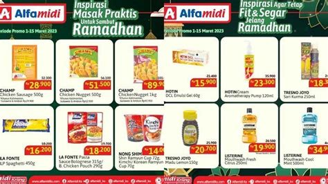 Promo Alfamidi Hari Ini Selasa Maret Belanja Nugget Dan Madu