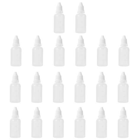 Graduated Dropper Bottle Pcs Empty Refillable Eye Drops Glass