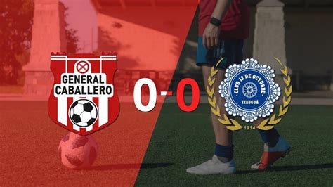 Cero A Cero Terminó El Partido Entre General Caballero Jlm Y 12 De