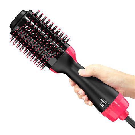 Sèche Cheveux Multifonctionnel 3 En 1 Sèche Cheveux Brosse Et Lisseur