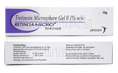 Retino A Micro Gel Gm Price Uses Side Effects Netmeds