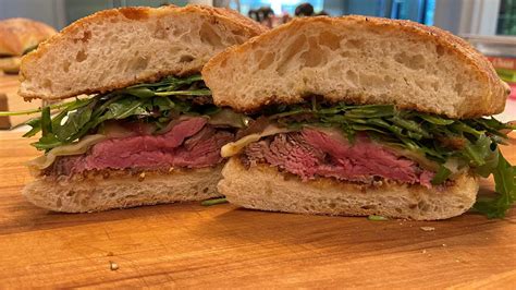 Ultimate Steak Sandwich Recipe From Josh Capon Recipe Rachael Ray Show