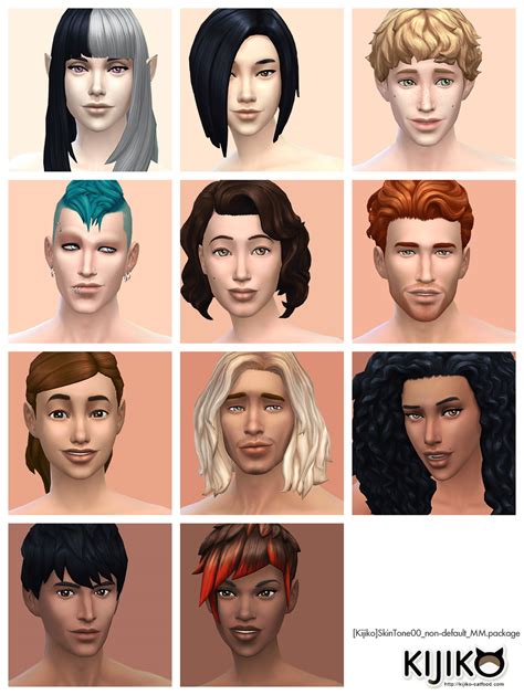 Sims Default Skin Replacement Maxis Match Denboo