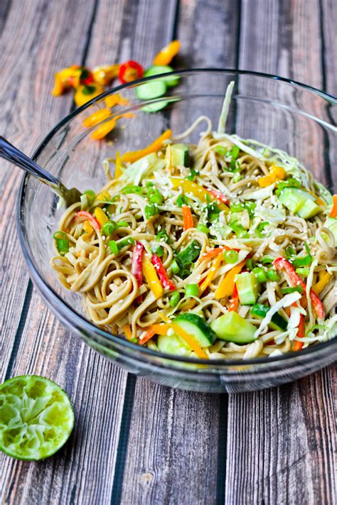 Udon Noodle Salad A Dash Of Soul