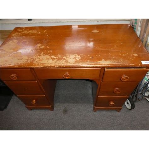 vintage wooden desk