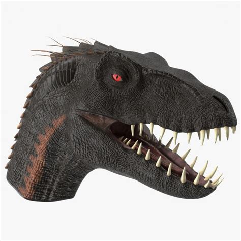 3d Model Indoraptor Head 3d Molier International