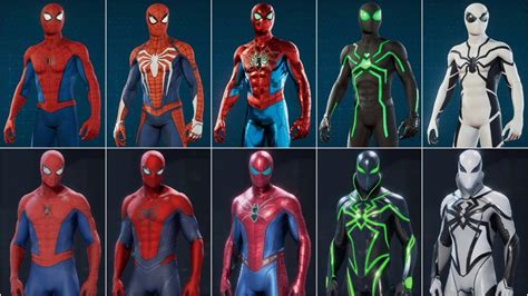 Comparing Spider Man S Suit In Marvel S Avengers And Marvel S Spider Man Youtube