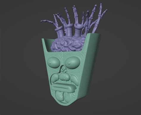 Aquateen Frylock Anatomy 3d Model 3d Printable Cgtrader