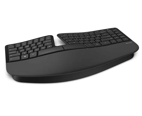 Microsoft Wireless Sculpt Ergonomic Desktop Keyboard Mouse Black