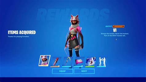 Fortnite New February Crew Skin Set Gameplay Female Drift Skin Bundle Vi Skin Gameplay Youtube