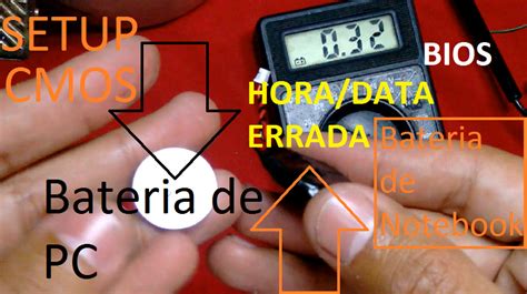 Colocando Bateria Setupcoms De Computador Em Notebook Salvar Hora