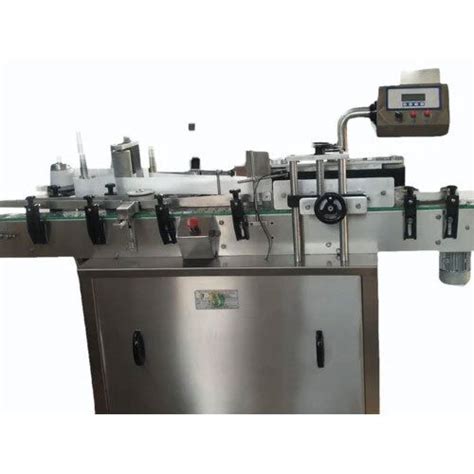 Stainless Steel Automatic Round Bottle Labeling Machine At Best Price