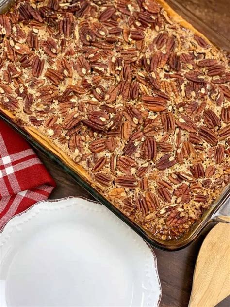 Easy Pecan Pie Cobbler Recipe Back To My Southern Roots