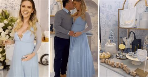 Brunella Horna Y Richard Acu A Celebraron Su Baby Shower As Fue La