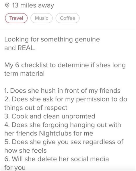 31 Horribly Cringeworthy Dating Profiles