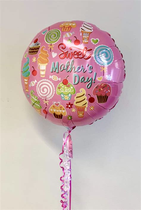 Helium Mothers Day Balloon Butterfly Flowers