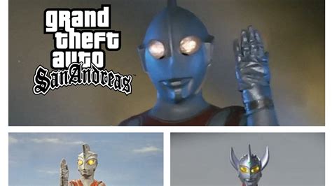 GTA SA MOD SKIN ULTRAMAN JACK ACE TARO YouTube