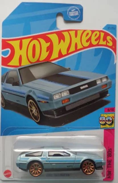 2023 HOT WHEELS DMC DeLorean Short Card HW The 80S 101 250 Model DMC