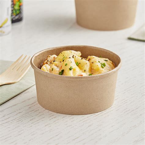 Choice Oz Kraft Poly Coated Paper Food Cup Case