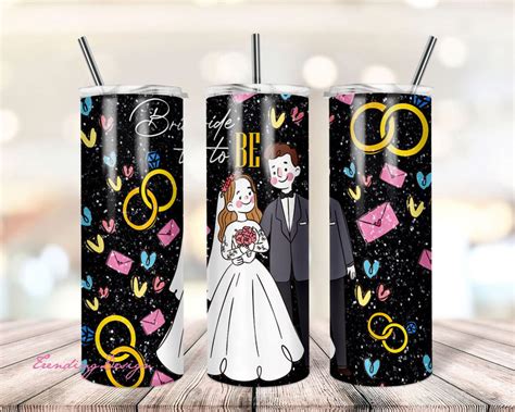 Tumbler Design Bride To Be Png Sublimation Tumbler 20oz Wedding Png Bride Tumbler Png