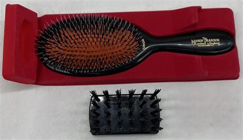 Mason Pearson Junior Bristle Nylon Hair Brush Ruby Red Bn Model