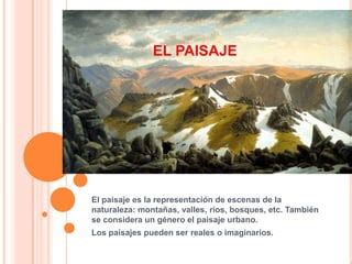 El Paisaje Ppt