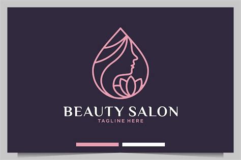 Diseño De Logotipo Y Tarjeta De Visita De Mujeres De Belleza Buen Uso