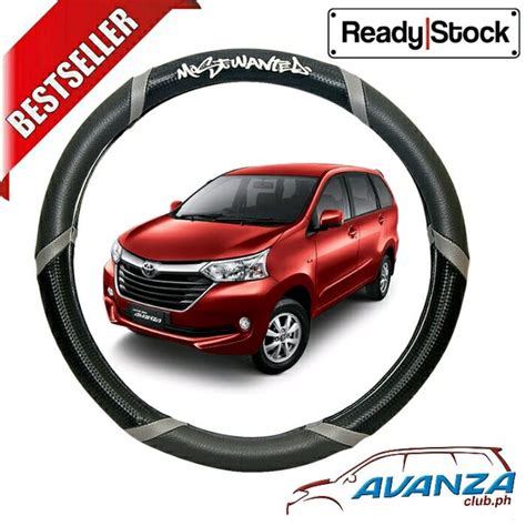 Jual Sarung Stir Mobil Toyota Avanza Universal Grey Kom Hitam Di Lapak