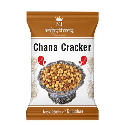 Mj Rajasthani Salty Chana Cracker Namkeen Packaging Size G