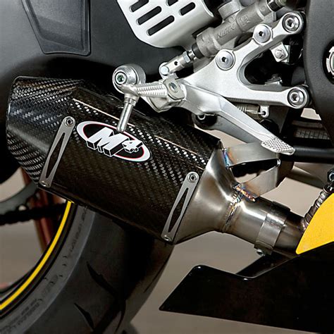 M4 Yamaha R6 2006 2020 Street Slayer Carbon Slip On Exhaust