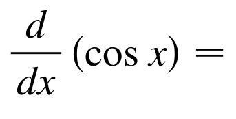 Trig Derivatives Flashcards Quizlet