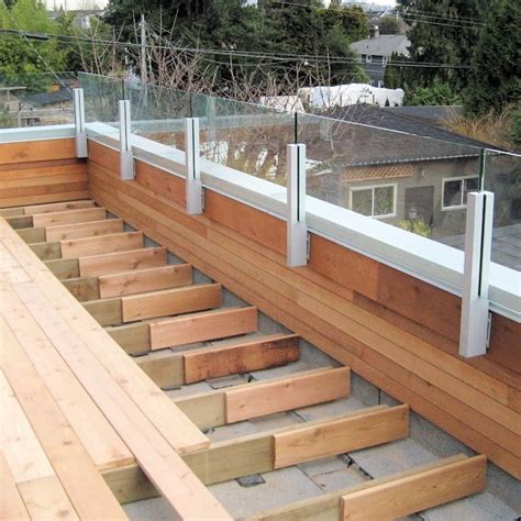 deck railing kits aluminum railing deck patio railing wall railing