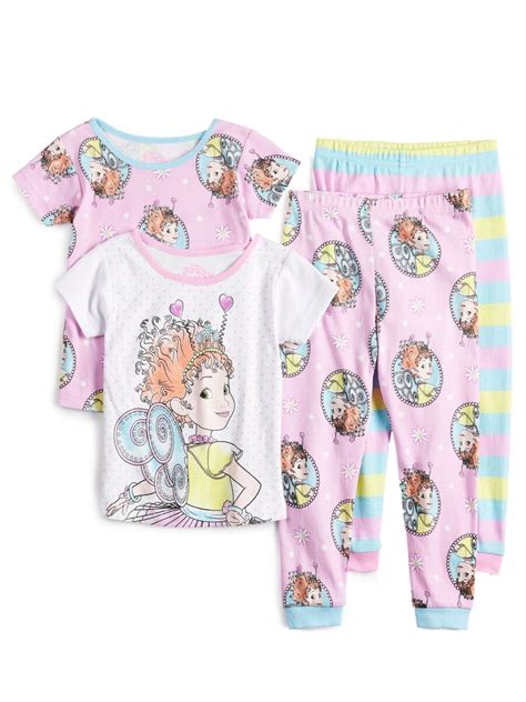 Disney Disney Toddler Girls 4 Piece Fancy Nancy Polka Dot Cotton