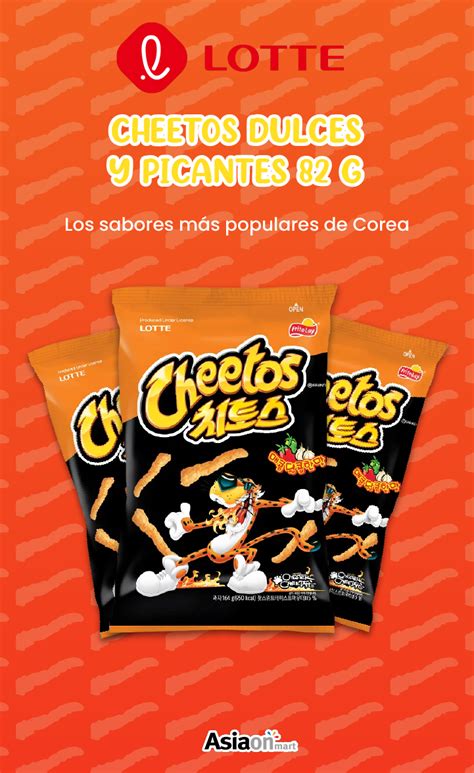 Lotte Cheetos Dulce Y Picantes Gr Asiaon Mart