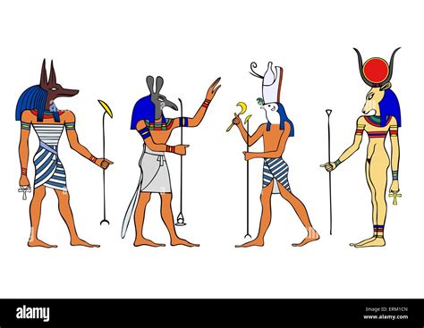 Ancient egyptian gods hi-res stock photography and images - Alamy