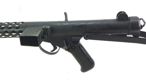 British Sterling Mm Sub Machine Gun Mk L A With Folding Shoulder