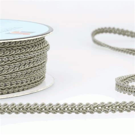 Braid Gimp 6mm Grey Cloth Of Gold Haberdashery Ltd