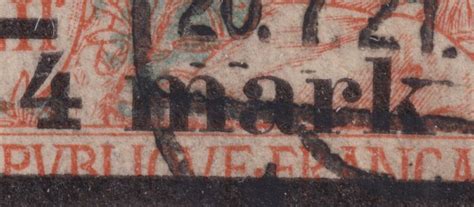 Sc A Type Ii German Memel On French Fr Overprint M Used Cv