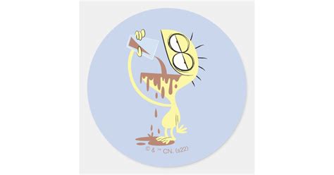 Foster S Home For Imaginary Friends Cheese Classic Round Sticker Zazzle