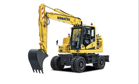 Komatsu Introduces New Wheeled Excavator Industrial Vehicle