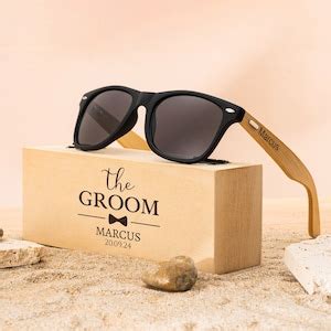 Personalized Wooden Sunglasses, Groomsmen Sunglasses, Groomsmen Gifts ...