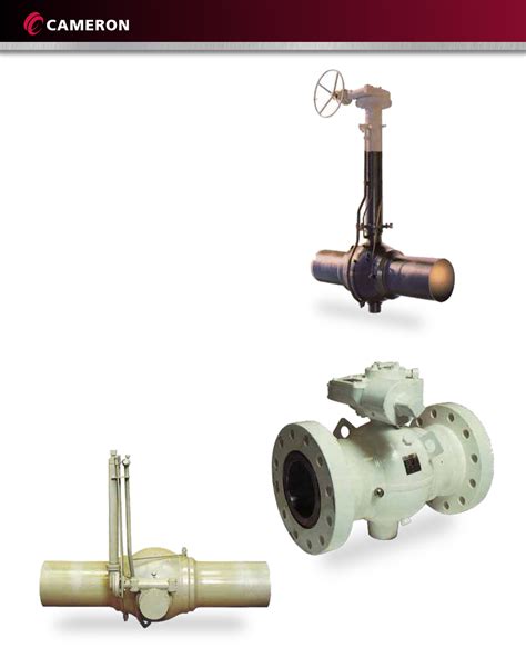 Cameron Fully Welded Ball Valves Brochure