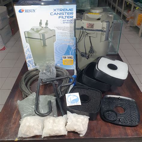 RESUN EF 1600 XTREME EXTERNAL CANISTER FILTER AQUARIUM AQUASCAPE