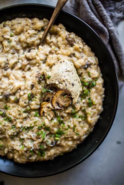 Mushroom Risotto With Truffle Mousse Platings Pairings