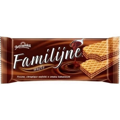 WAFLE JUTRZENKA FAMILIJNE KAKAOWE 180 g TopOffice Artykuły Biurowe