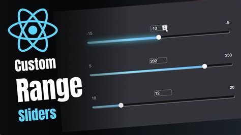Create An Advanced Range Slider With React JS Quick Tutorial YouTube