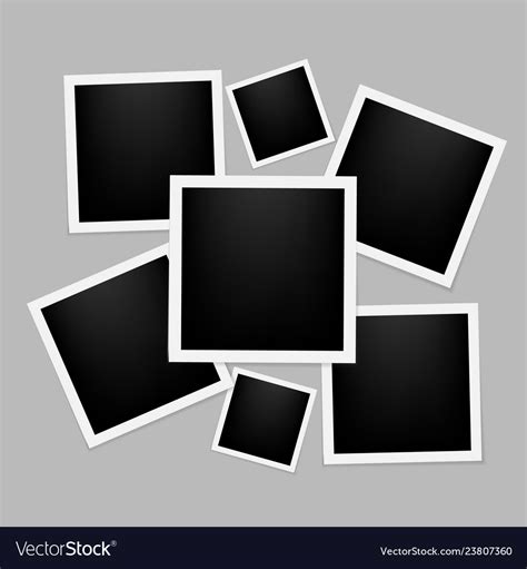 Frames Photo Collage Royalty Free Vector Image