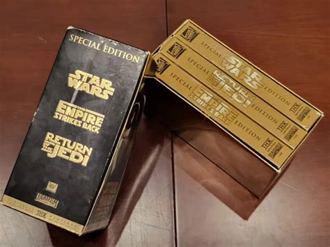 Star Wars Trilogy Special Edition Vhs Thx Box Set Gold Version