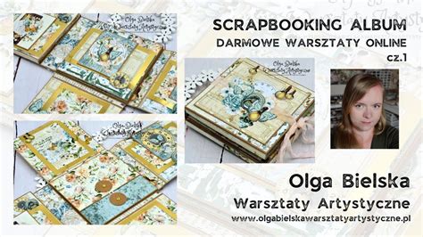 Album Scrapbooking Darmowy Warsztat Online Olga Bielska Warsztaty