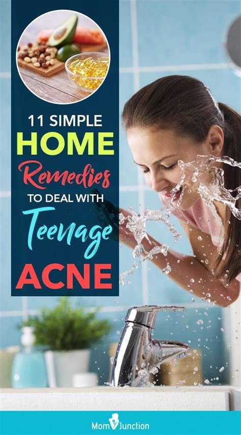 11 Simple Home Remedies To Deal With Teenage Acne Teenage Acne Home